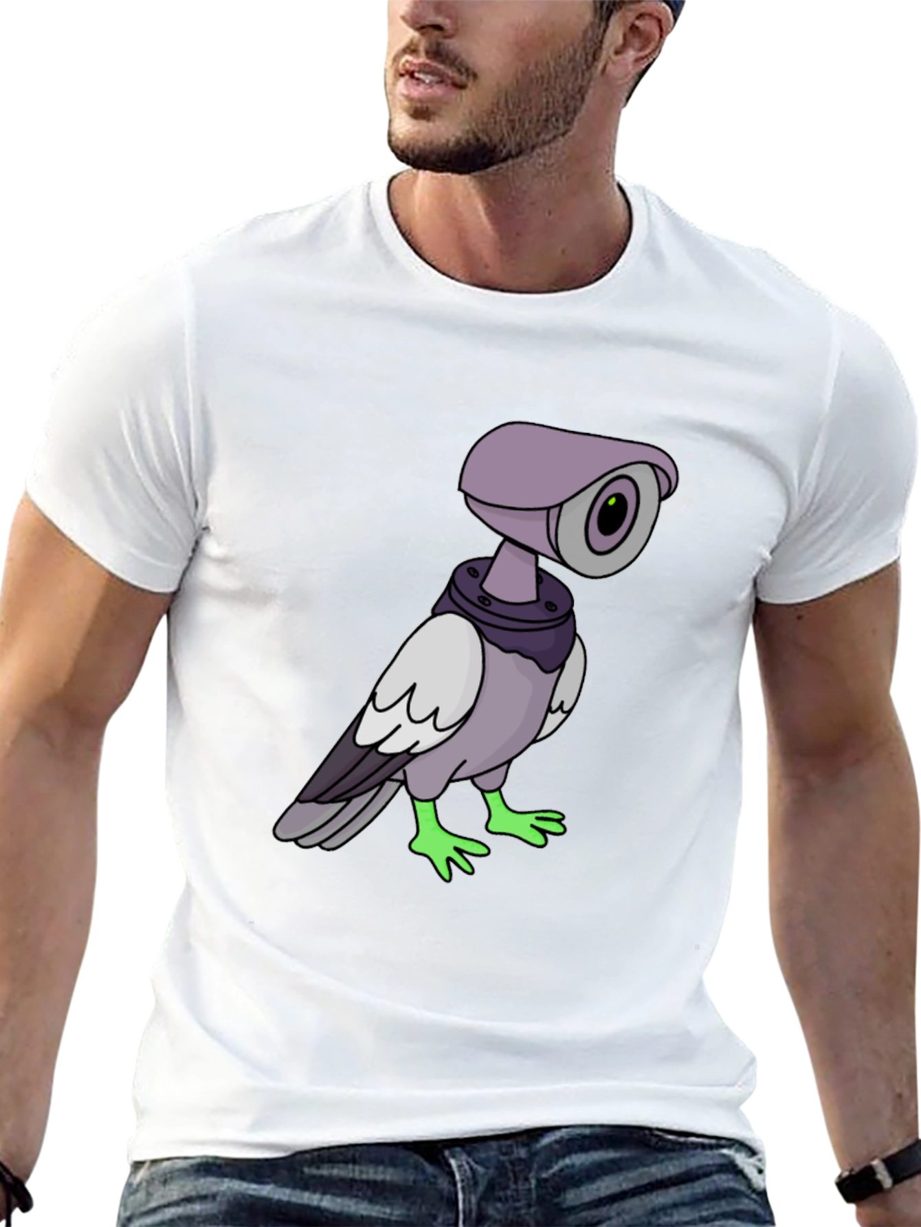 Surveillance Bird T-Shirt - Funny Conspiracy Design