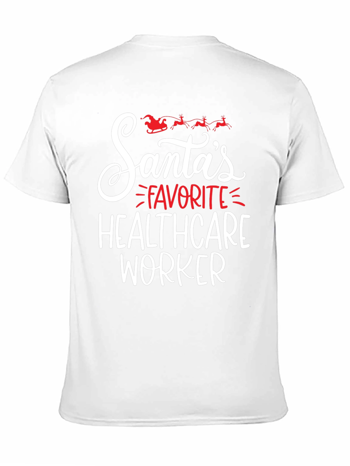 Santas Favorite Healthcare Worker T-Shirt