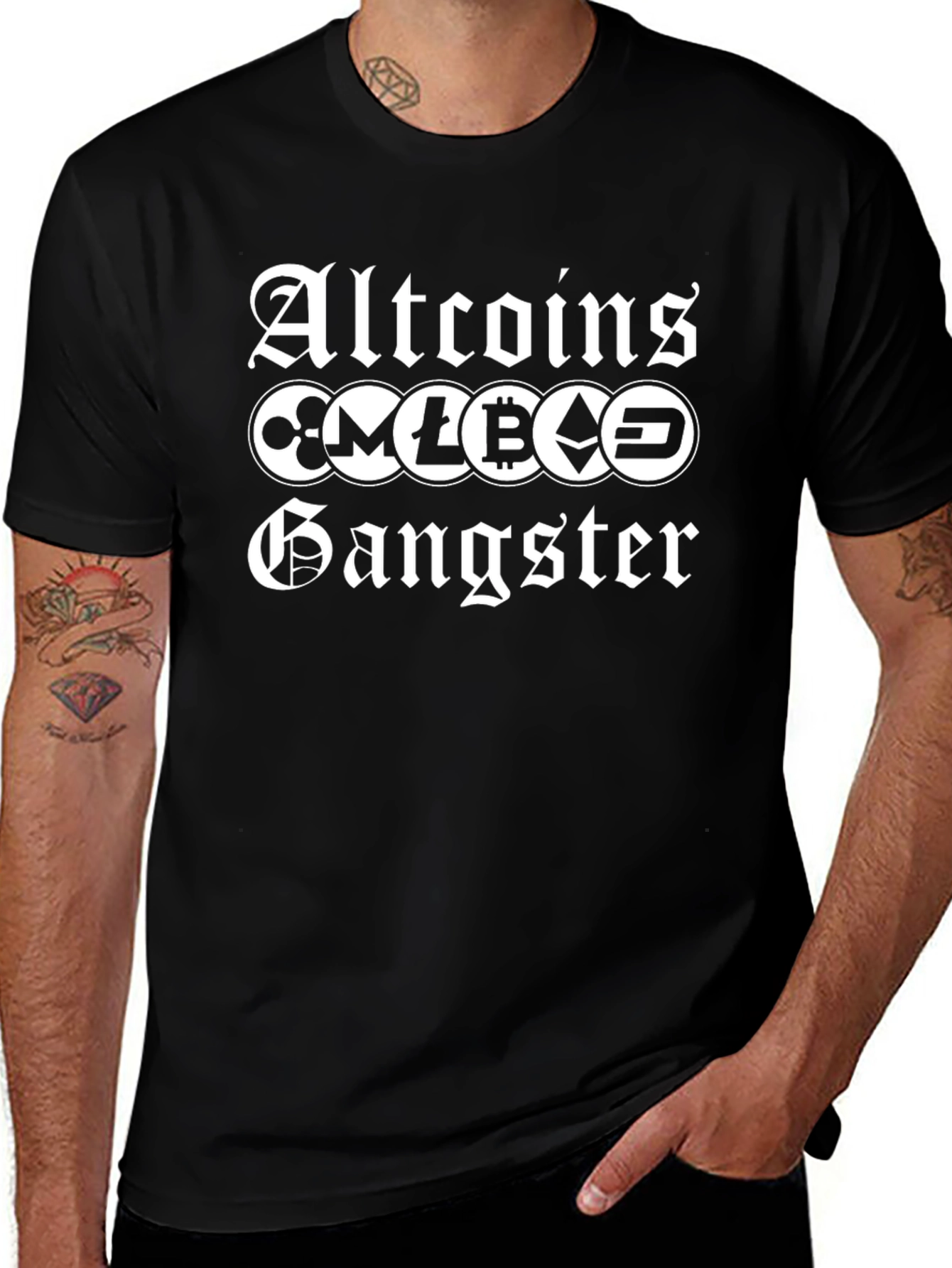 Altcoins Gangster Graphic Tee - Crypto Enthusiast T-Shirt