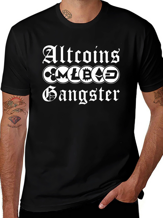 Altcoins Gangster Graphic Tee - Crypto Enthusiast T-Shirt