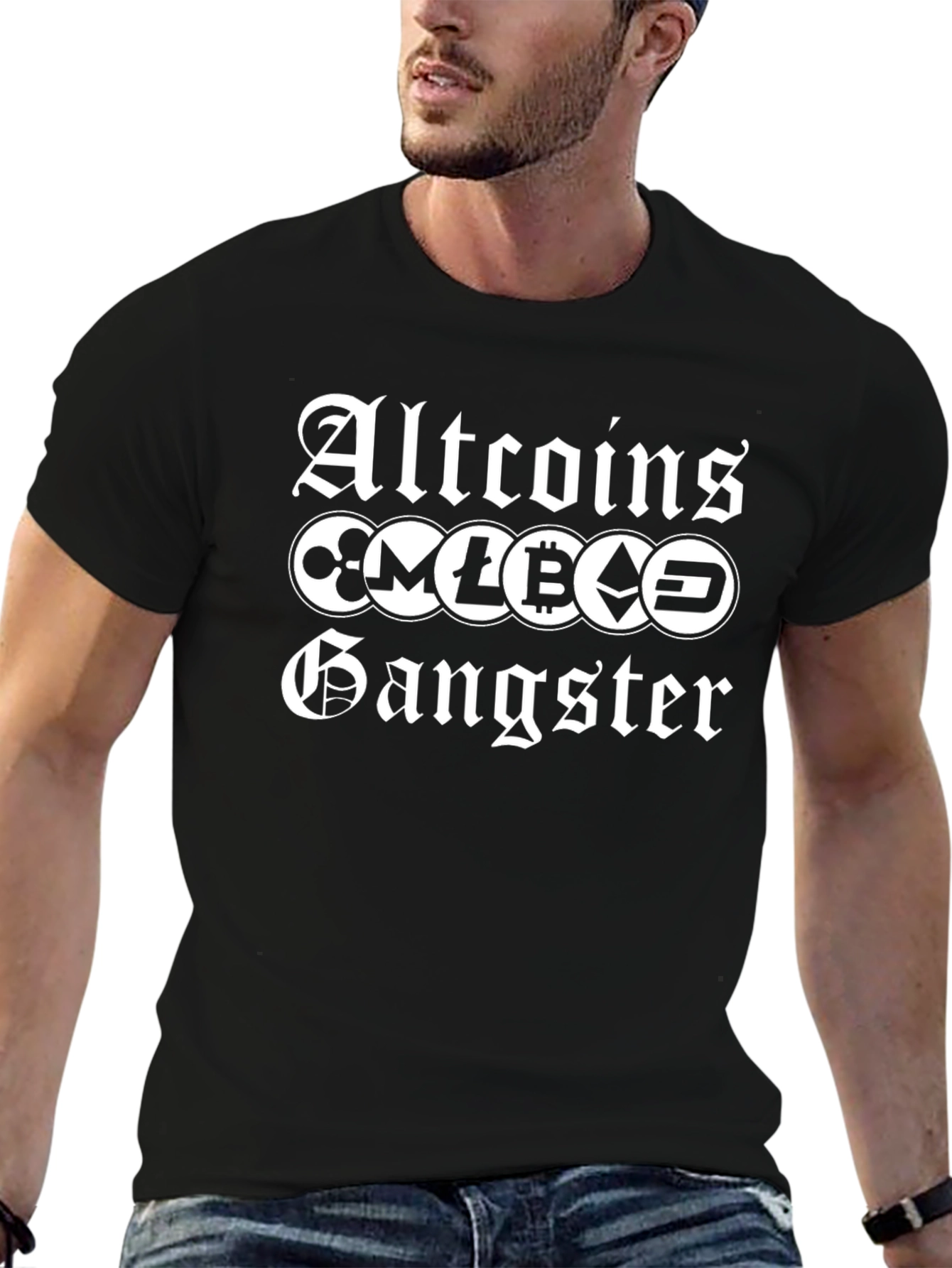 Altcoins Gangster Graphic Tee - Crypto Enthusiast T-Shirt