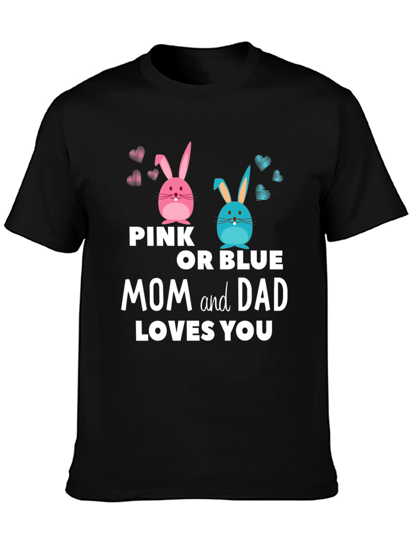 Pink or Blue Gender Reveal T-Shirt