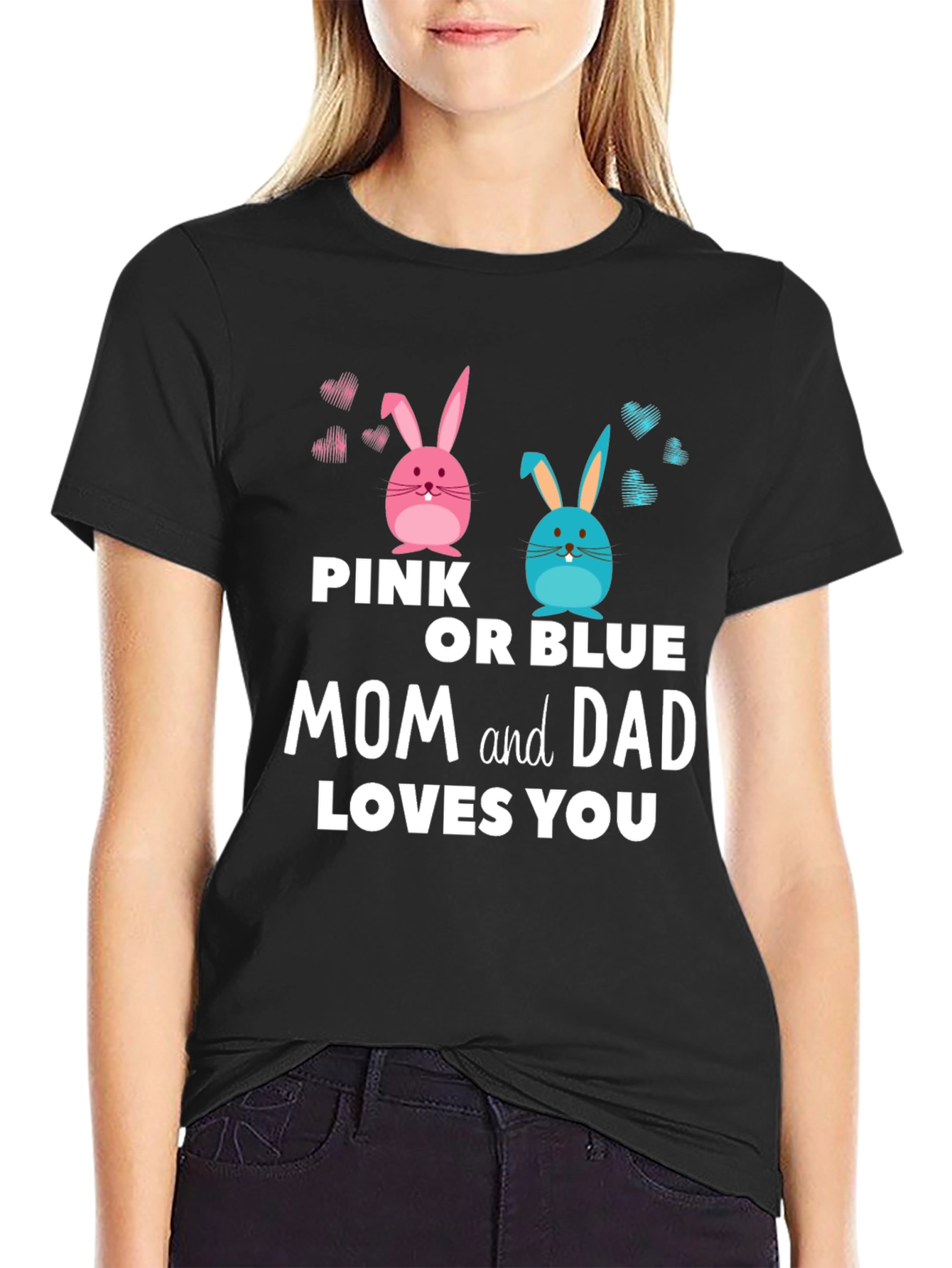 Pink or Blue Gender Reveal T-Shirt