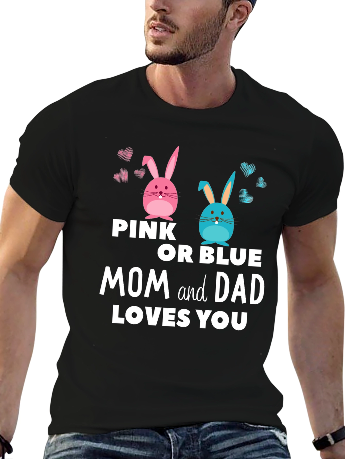 Pink or Blue Gender Reveal T-Shirt