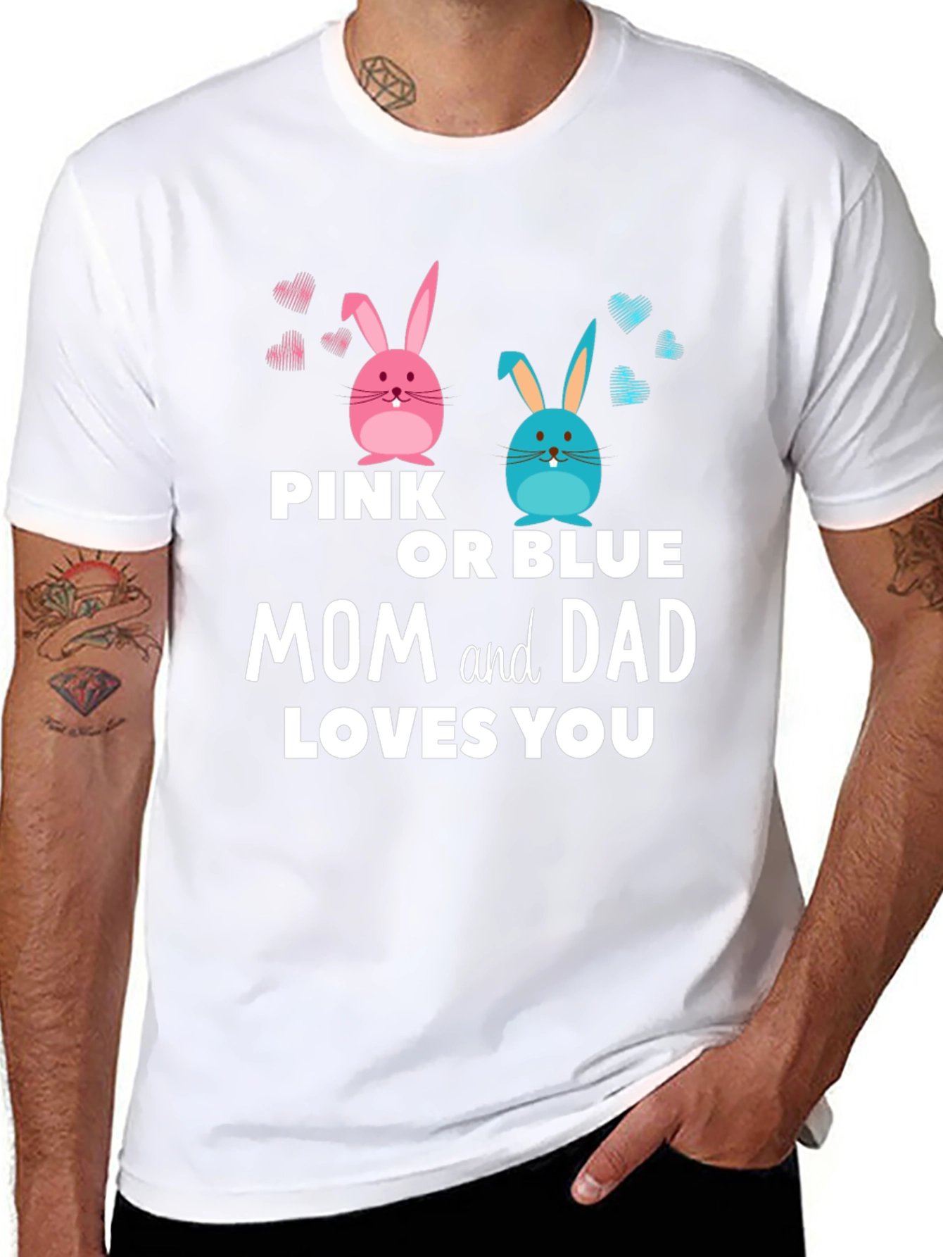 Pink or Blue Gender Reveal T-Shirt