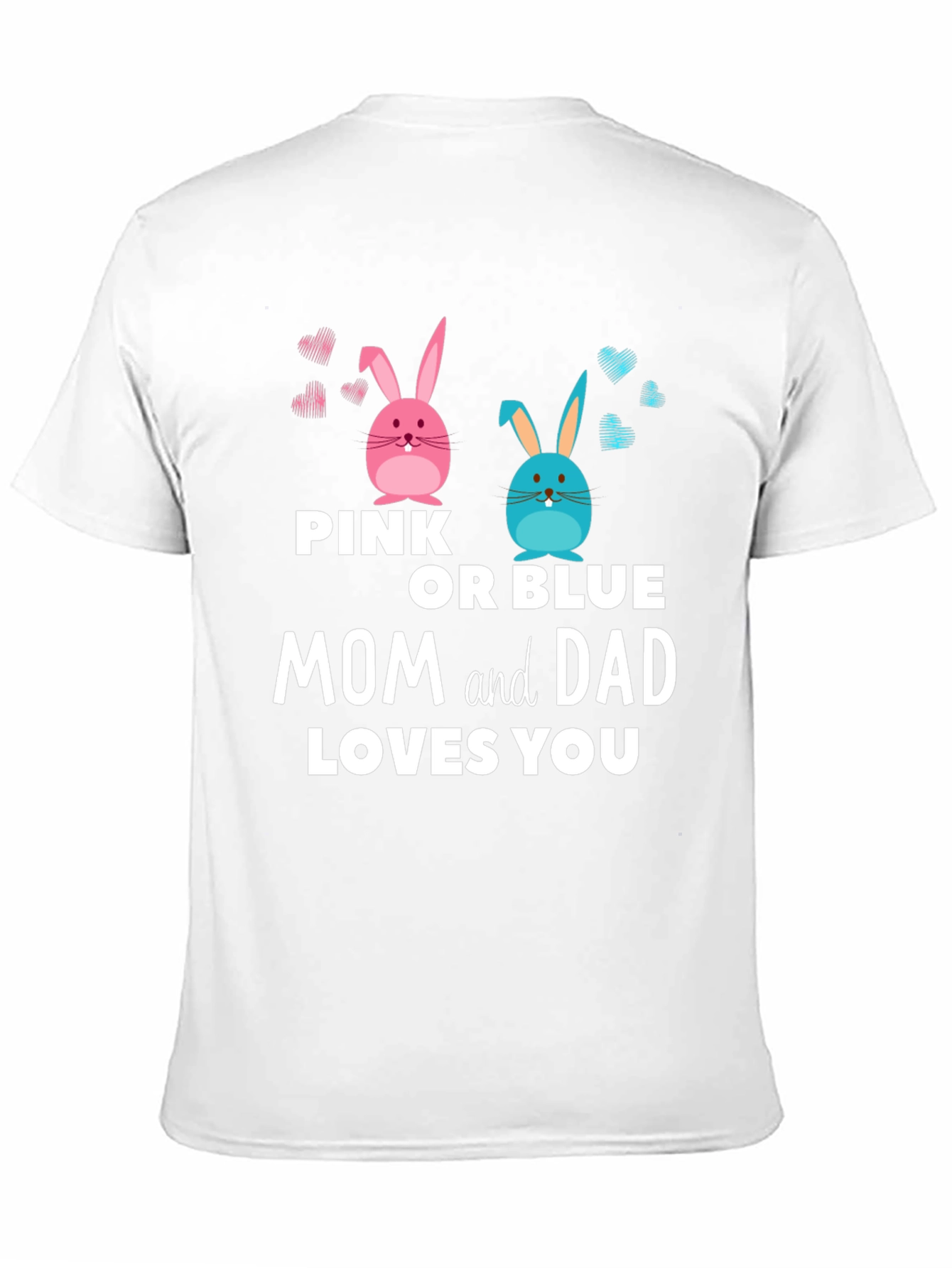 Pink or Blue Gender Reveal T-Shirt