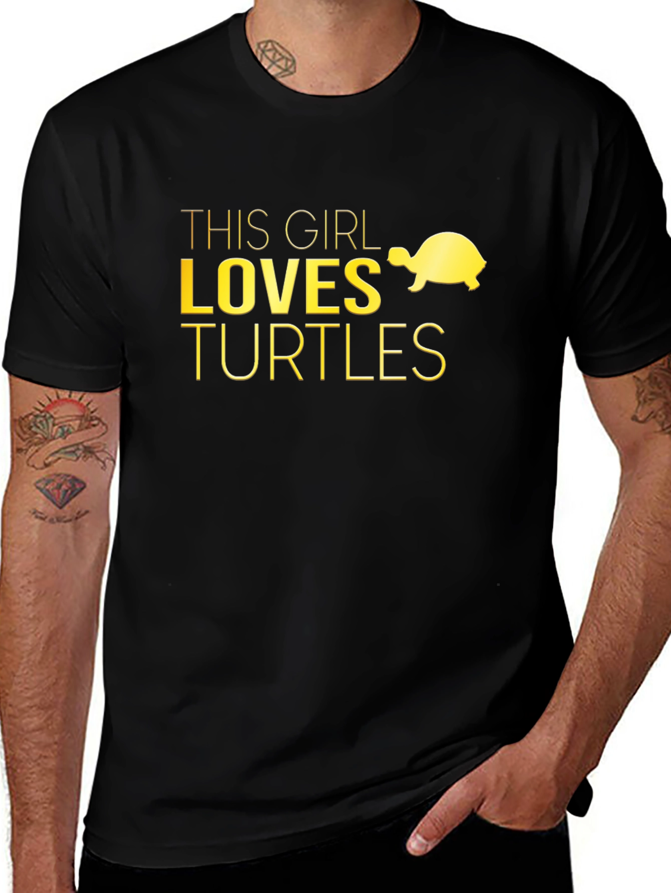 This Girl Loves Turtles Graphic Tee