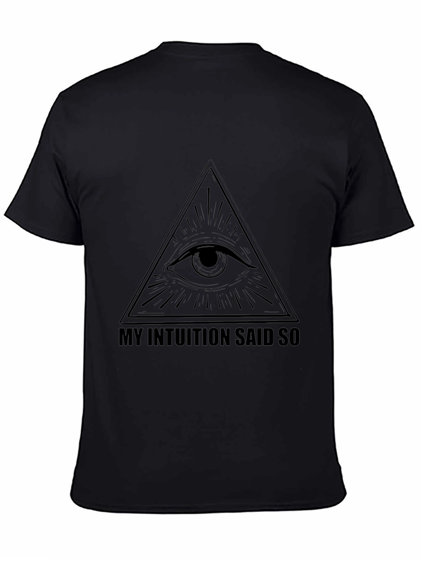 Intuition Eye Graphic Black T-Shirt