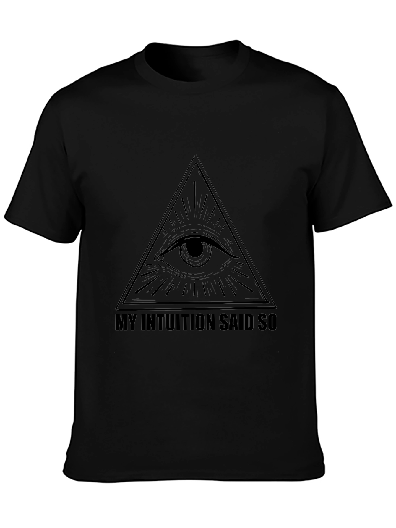 Intuition Eye Graphic Black T-Shirt