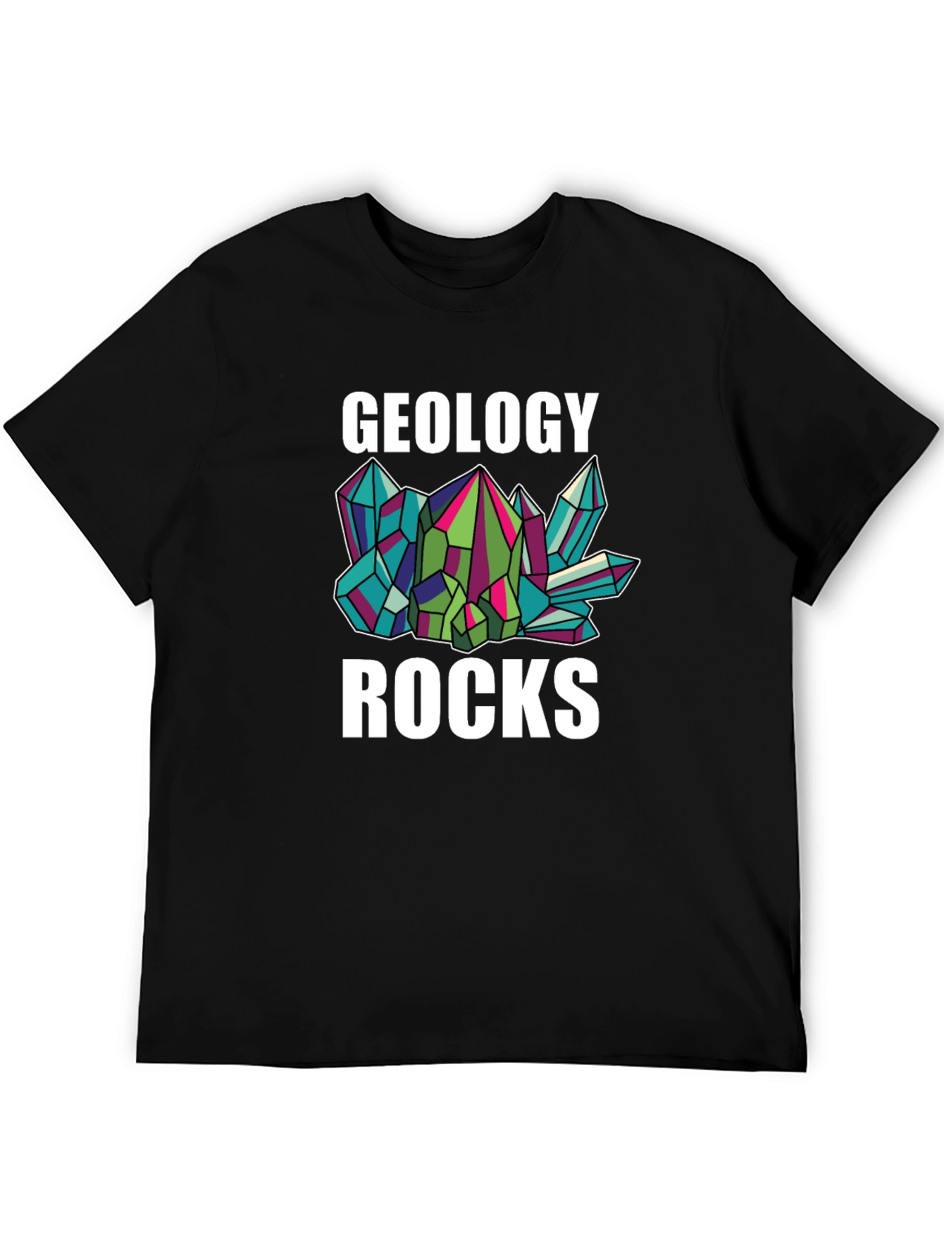 Geology Rocks T-Shirt Crystal Design