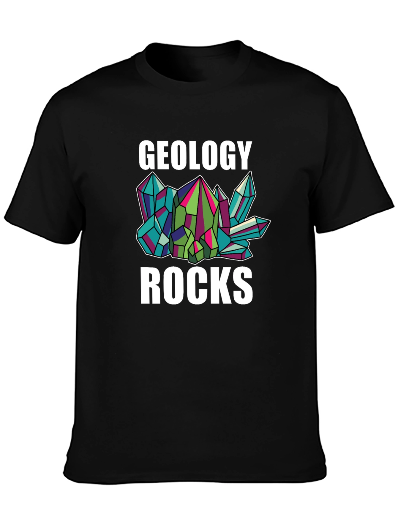 Geology Rocks T-Shirt Crystal Design