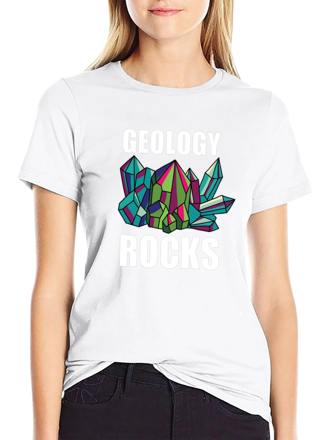 Geology Rocks T-Shirt Crystal Design