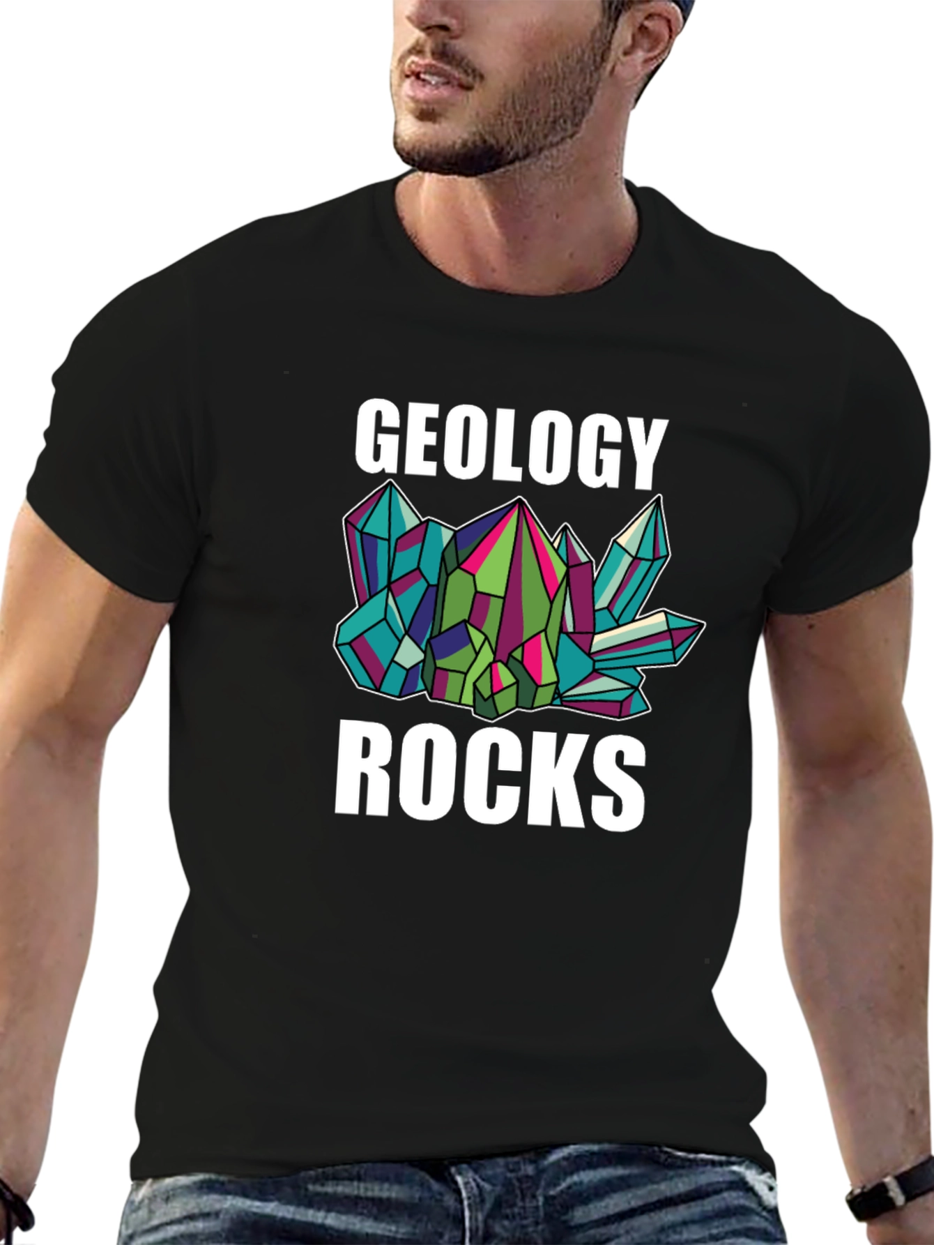 Geology Rocks T-Shirt Crystal Design