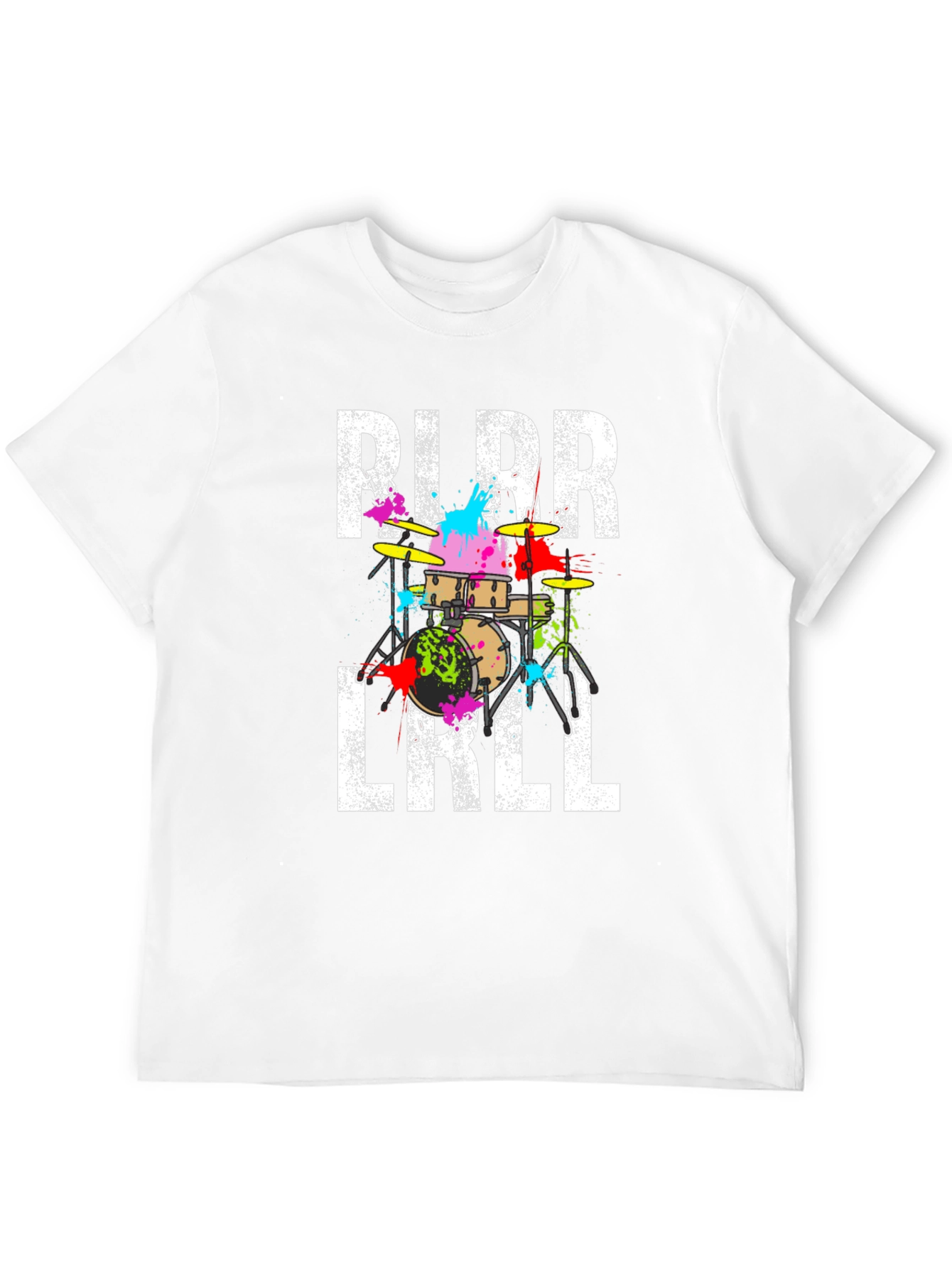PLRR LRLL Drum T-Shirt - Unique Music Tee