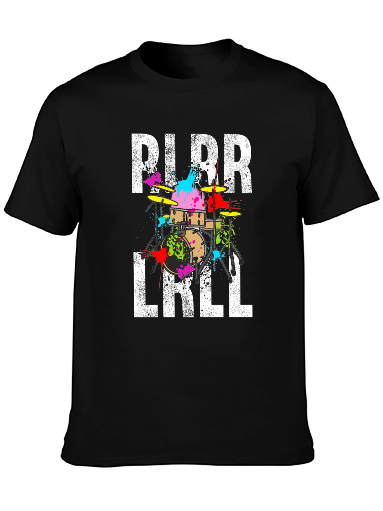 PLRR LRLL Drum T-Shirt - Unique Music Tee