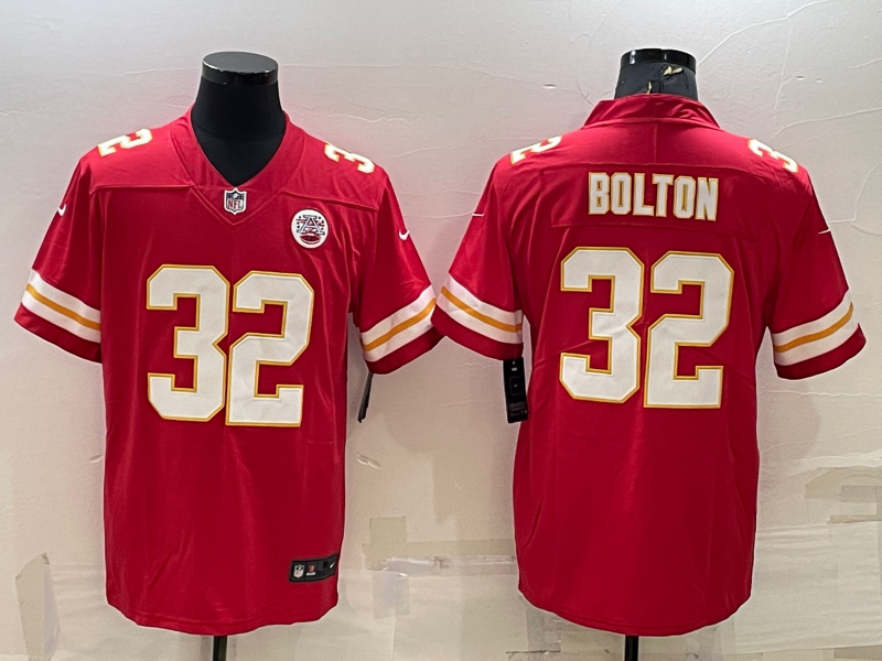 Men's Kansas City Chiefs Nick Bolton #32 Red Game Jerseys