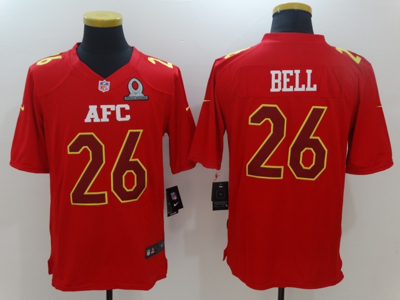 Men's Pittsburgh Steelers LeVeon Bell #26 Red Game Jerseys