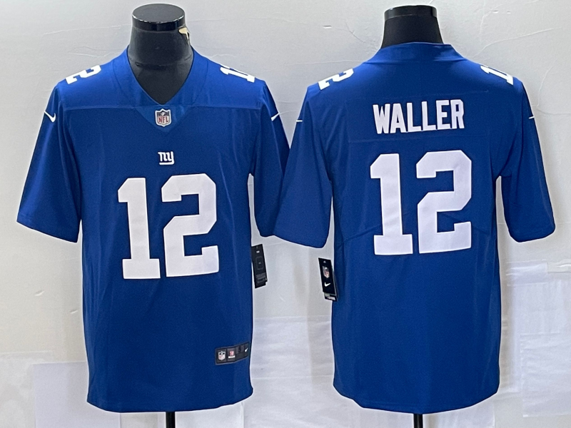 Men's New York Giants Darren Waller #12 Royal Alternate Game Jerseys