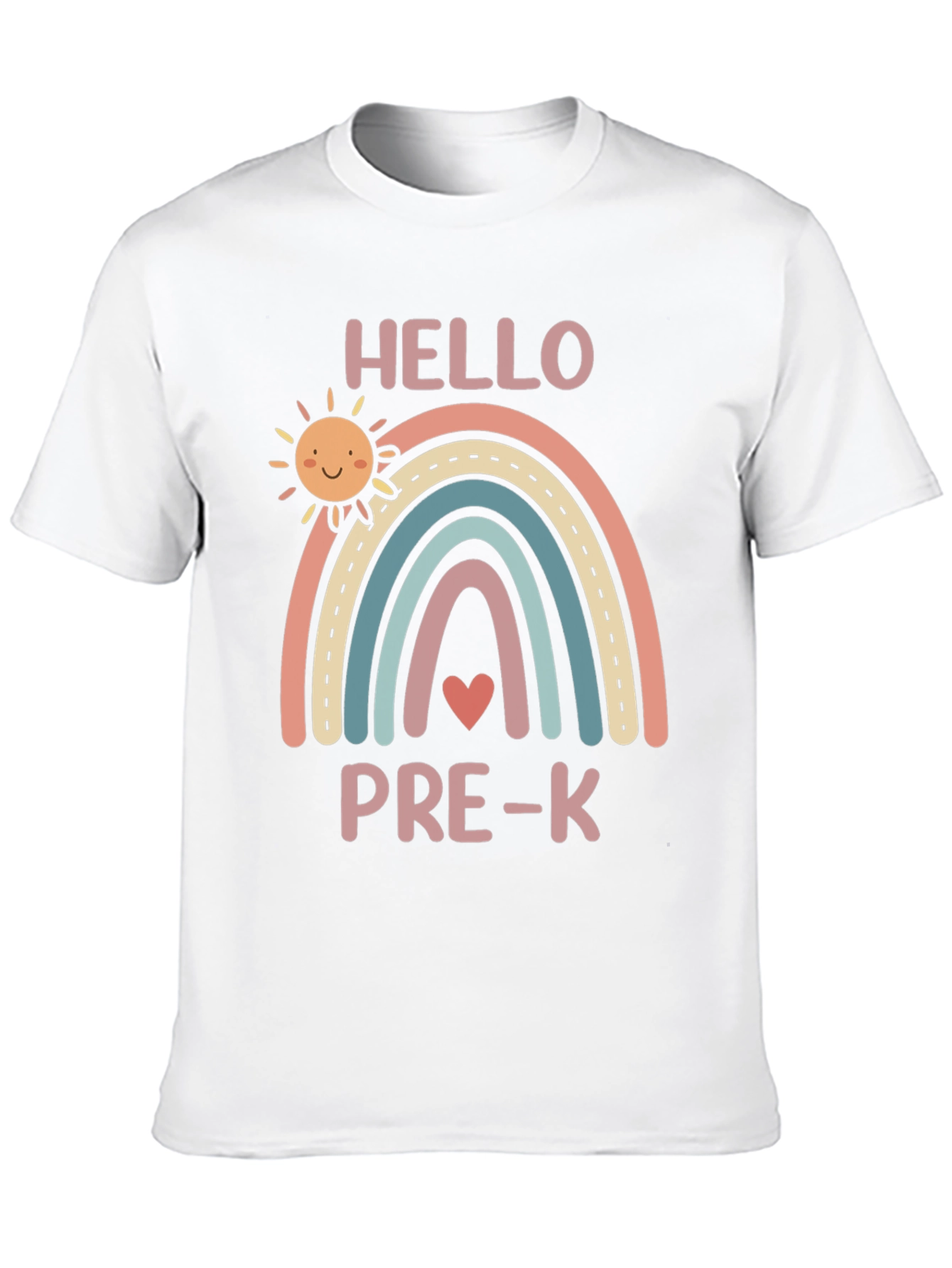 Hello Pre-K Rainbow Graphic Tee