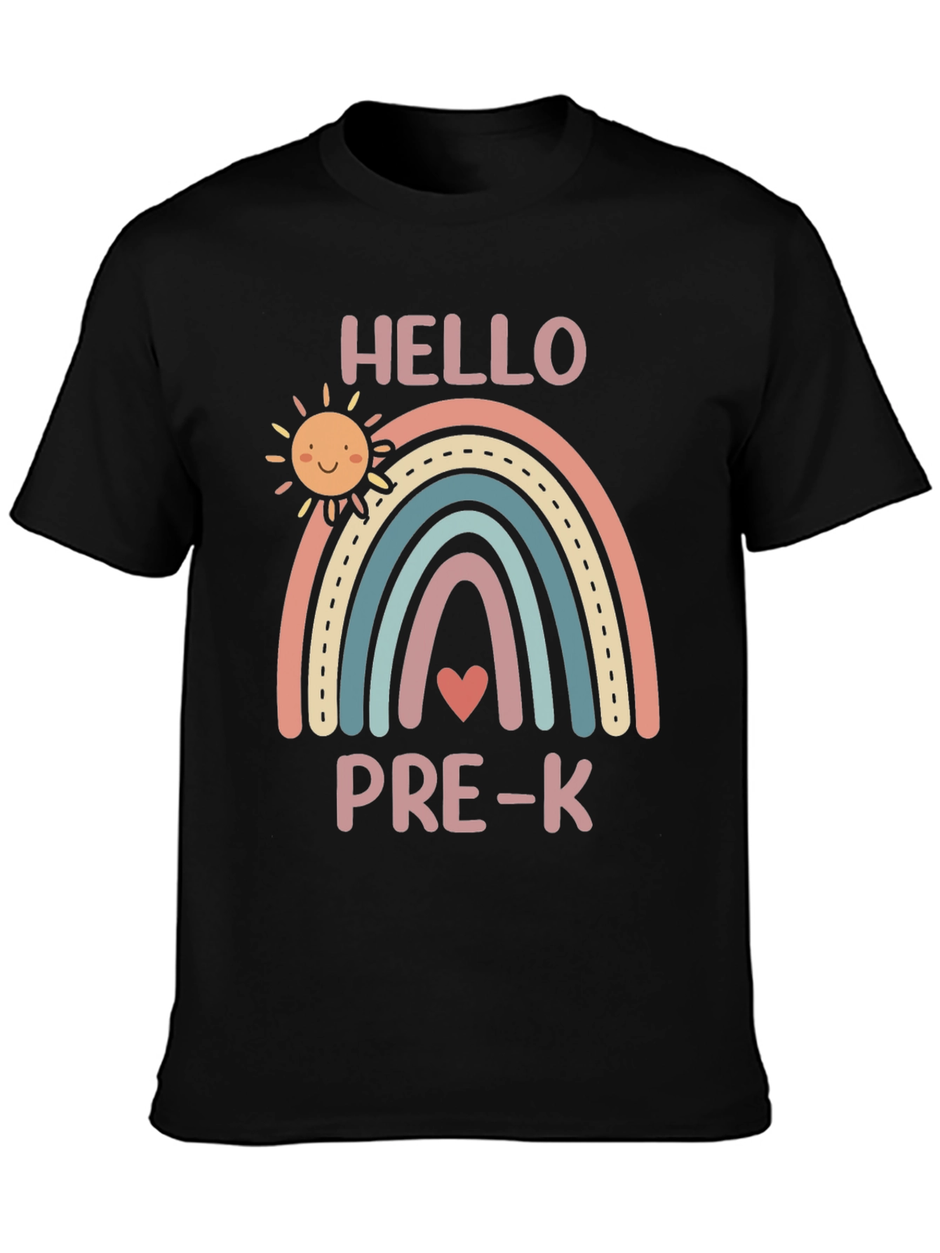 Hello Pre-K Rainbow Graphic Tee