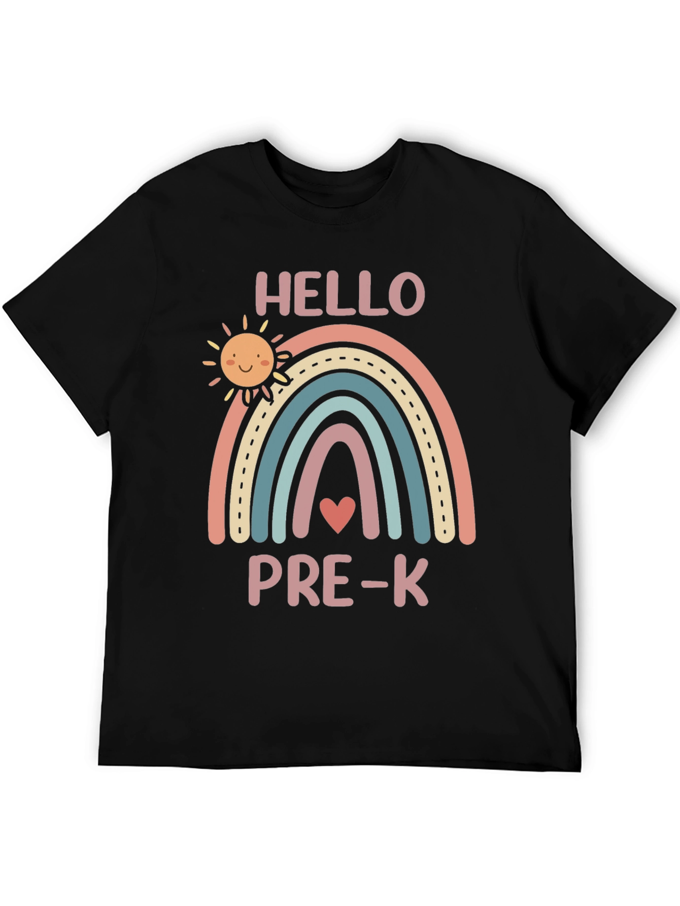 Hello Pre-K Rainbow Graphic Tee