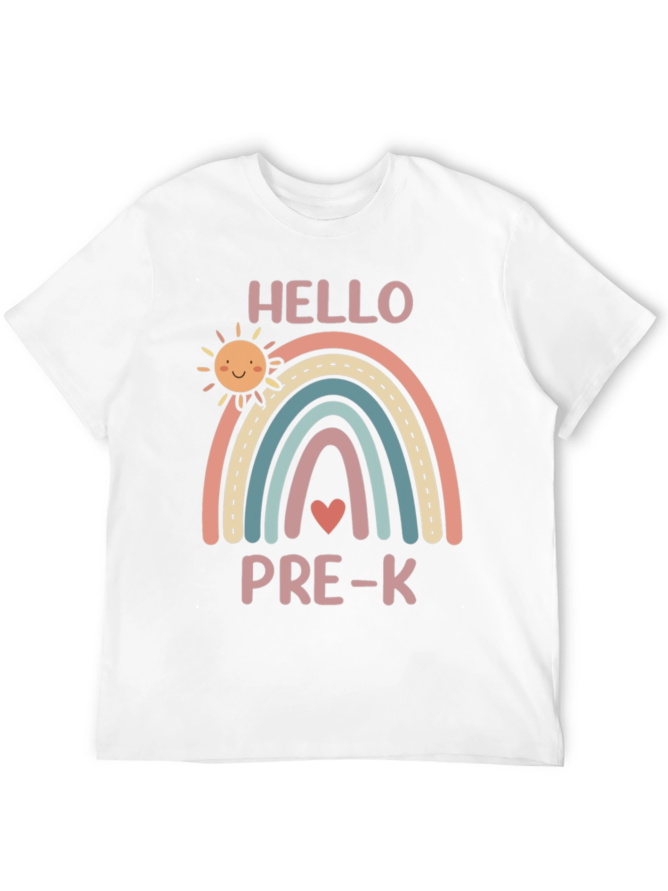 Hello Pre-K Rainbow Graphic Tee