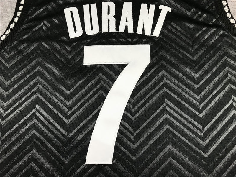 Men's Brooklyn Nets Kevin Durant #7 Black 2020/21 Swingman Player Jerseys