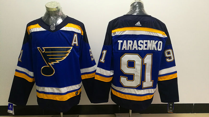 Men's St. Louis Blues Vladmir Tarasenko #91 Blue Home Breakaway Player Jerseys