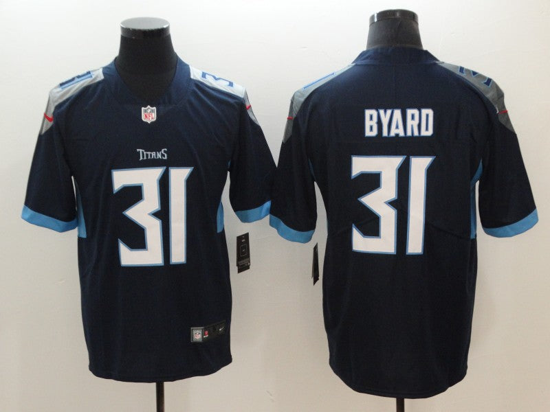 Men's Tennessee Titans Kevin Byard #31 Navy Game Jerseys