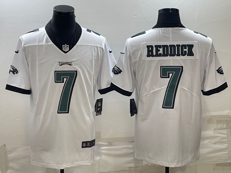 Men's Philadelphia Eagles Haason Reddick #7 White Game Jerseys