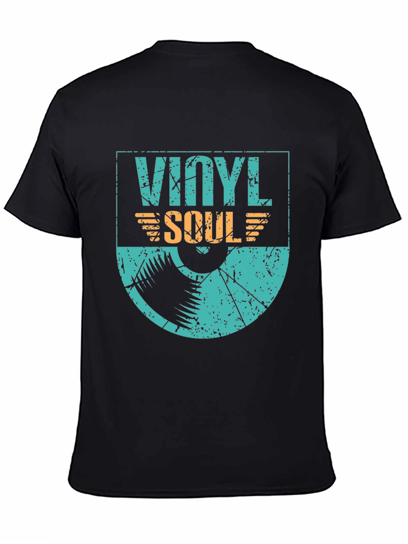 Vinyl Soul Graphic Tee - Retro Music Lover Shirt
