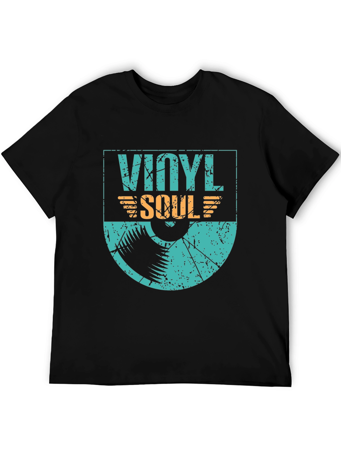 Vinyl Soul Graphic Tee - Retro Music Lover Shirt