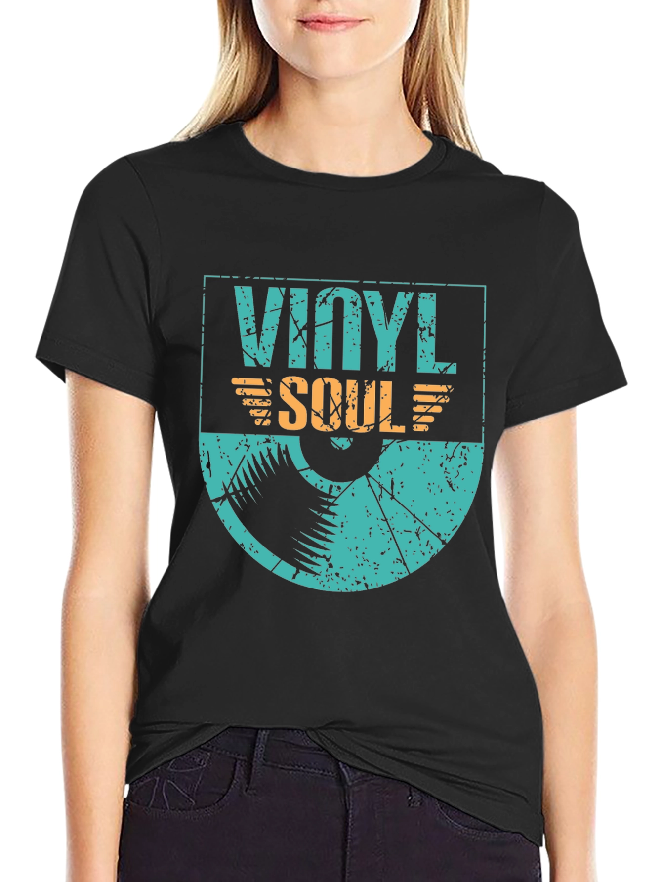 Vinyl Soul Graphic Tee - Retro Music Lover Shirt