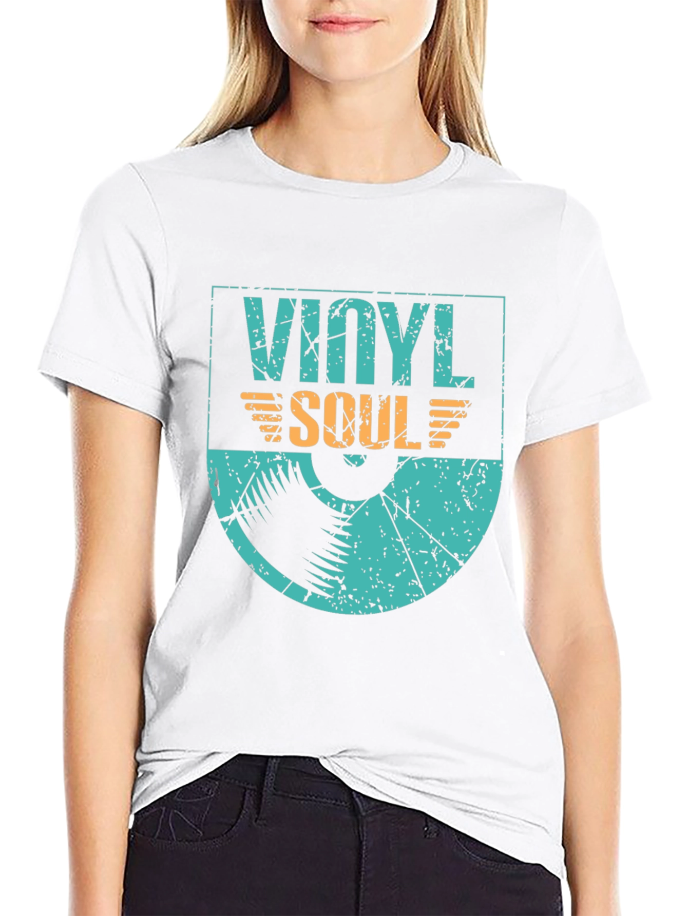Vinyl Soul Graphic Tee - Retro Music Lover Shirt