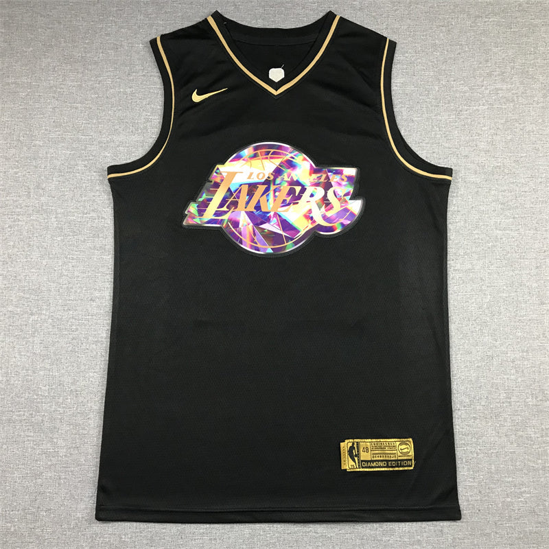 Men's Los Angeles Lakers LeBron James #6 Black Swingman Player Jerseys