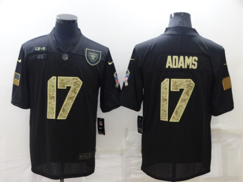 Men's Las Vegas Raiders Davante Adams #17 Black Alternate Game Jerseys