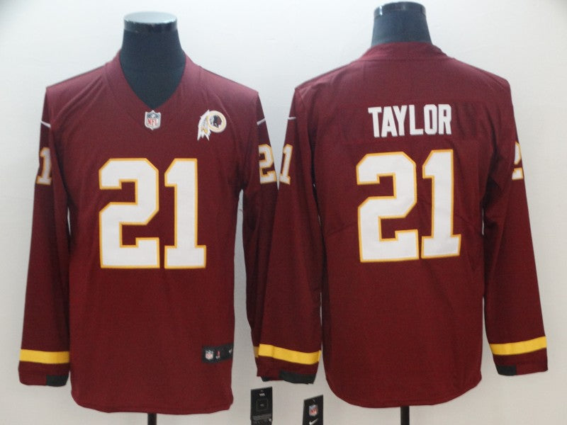 Men's Washington Commanders Sean Taylor #21 Red Authentic Game Jerseys