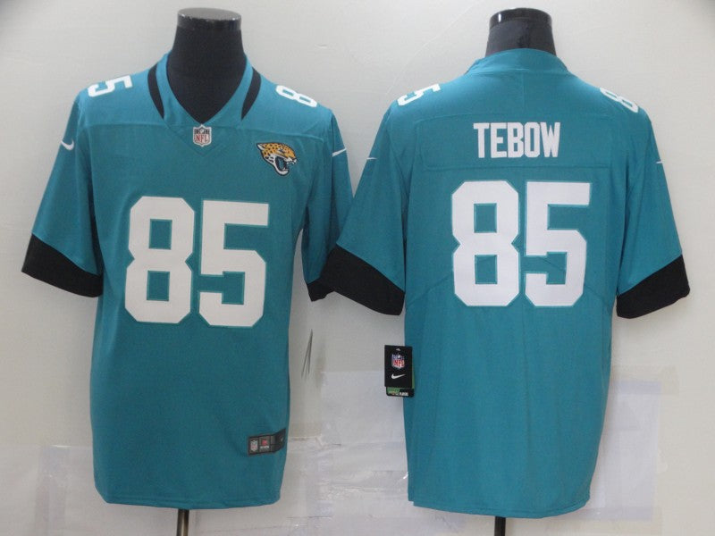 Men's Jacksonville Jaguars Tim Tebow #85 Teal Game Jerseys