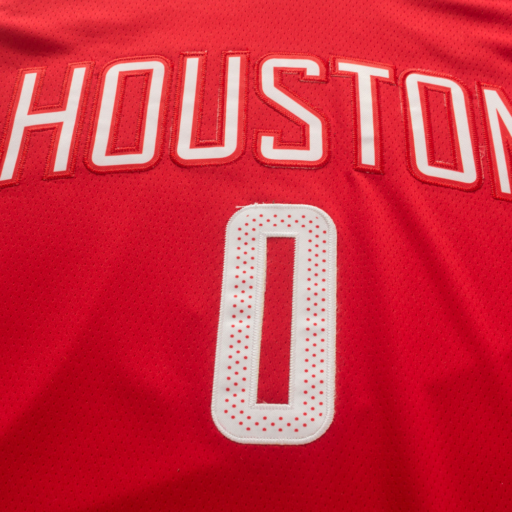 Men's Houston Rockets Russell Westbrook #0 NBA Red Classics Swingman Jerseys