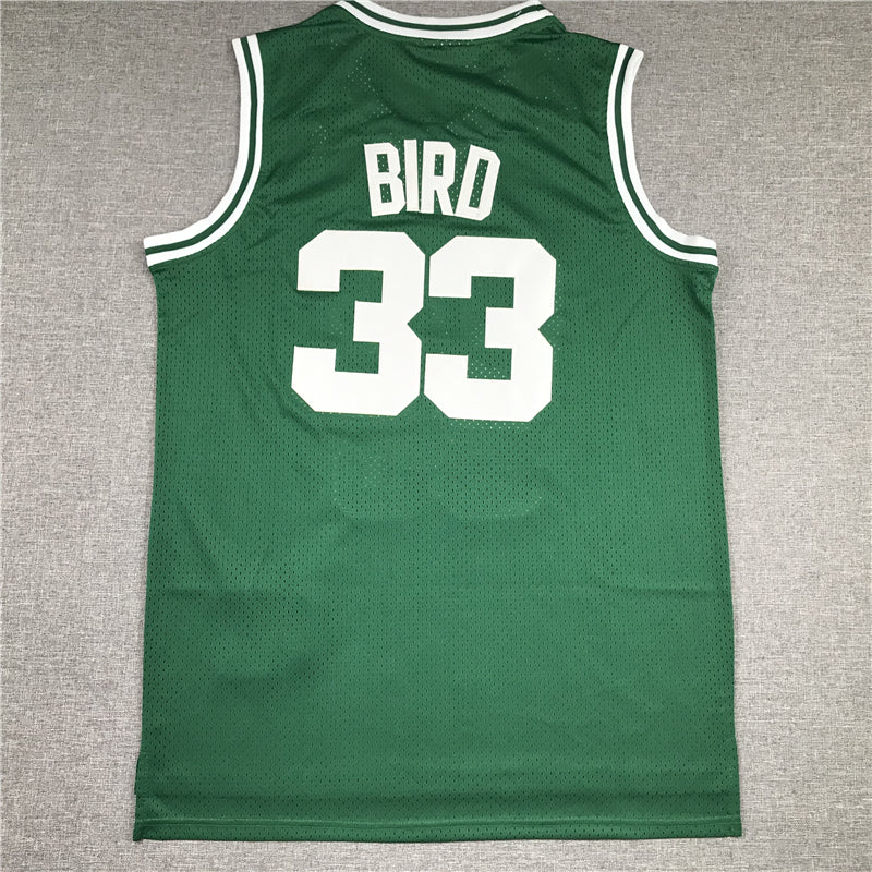 Men's Boston Celtics Larry Bird Green 1985-86 Hardwood Classics Swingman Jerseys