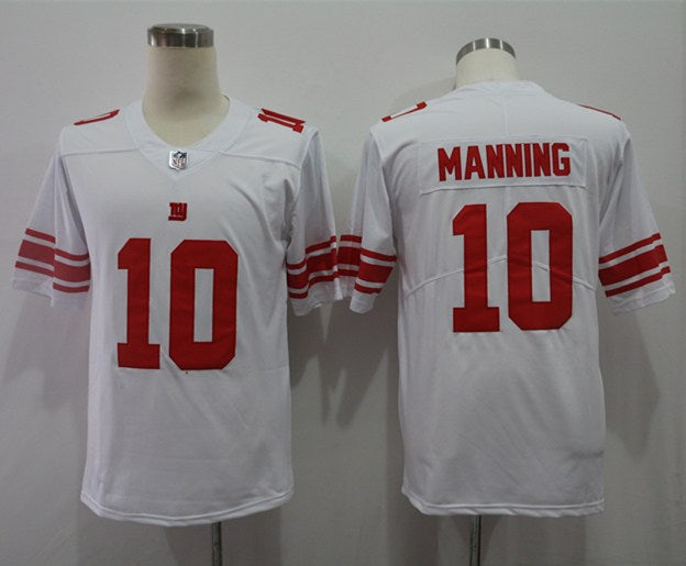 Men's New York Giants Eli Manning #10 White Game Player Jerseys