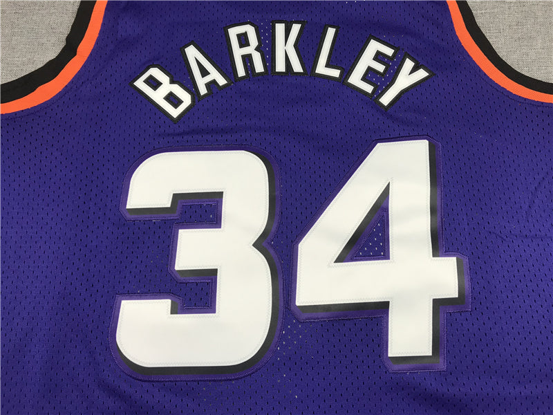 Men's Phoenix Suns Charles Barkley #34 Purple 1992-93 Swingman Jerseys