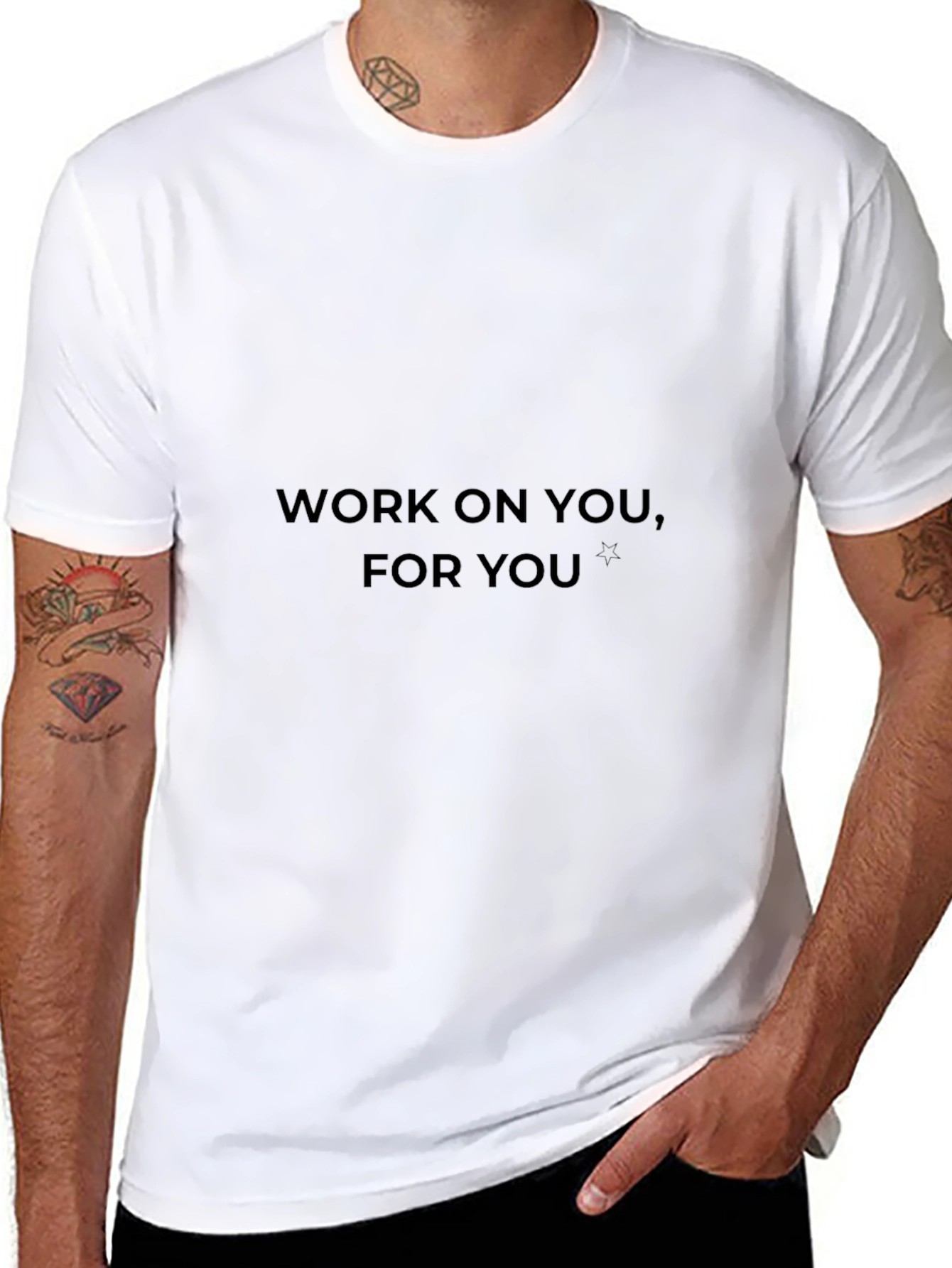 Work On You For You Black T-Shirt