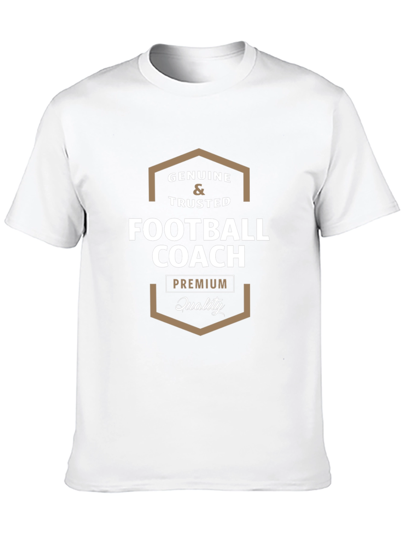 Genuine Football Coach Premium Quality T-Shirt