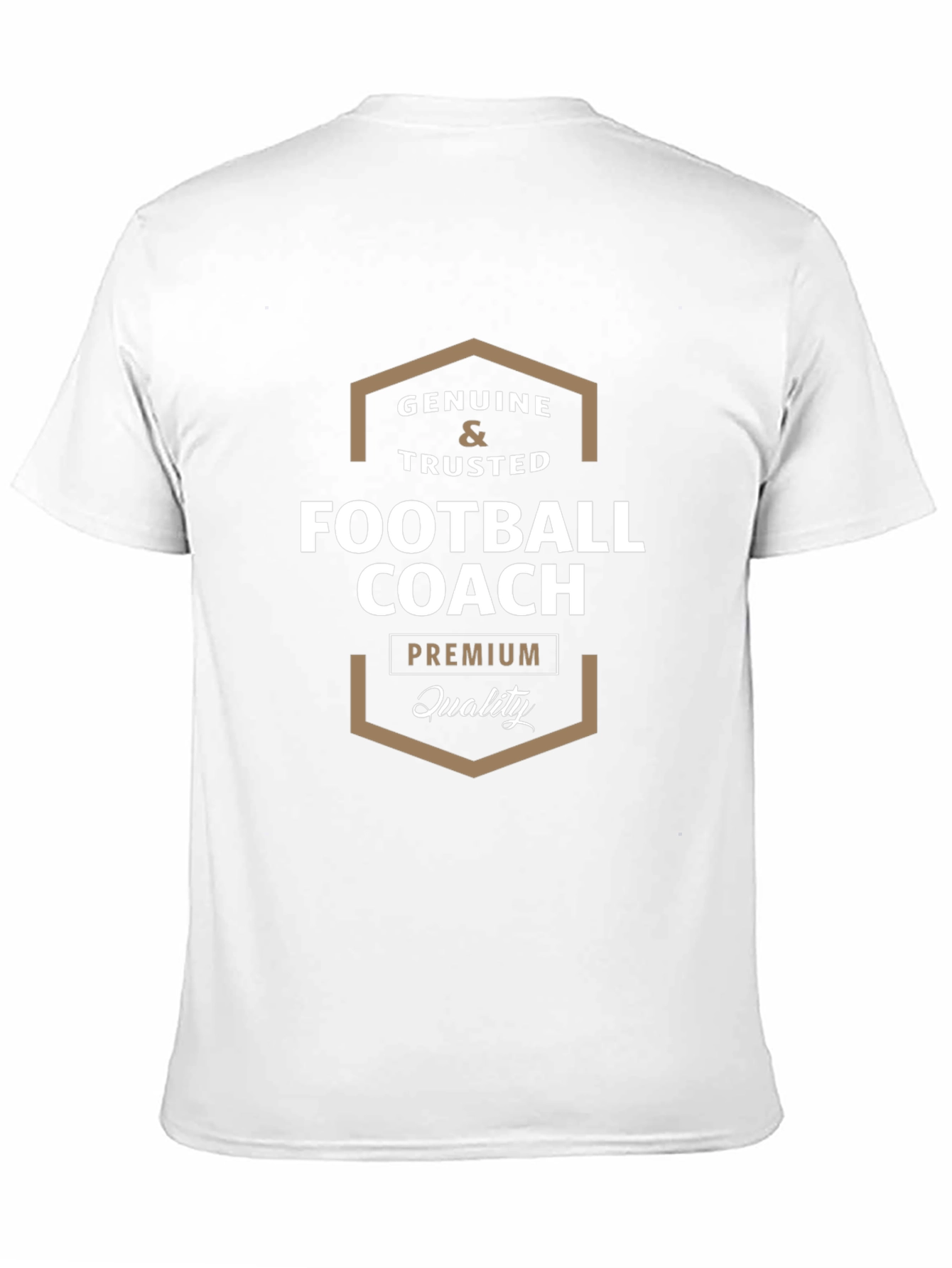 Genuine Football Coach Premium Quality T-Shirt