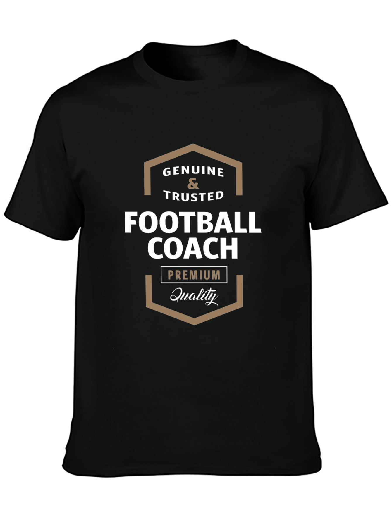 Genuine Football Coach Premium Quality T-Shirt
