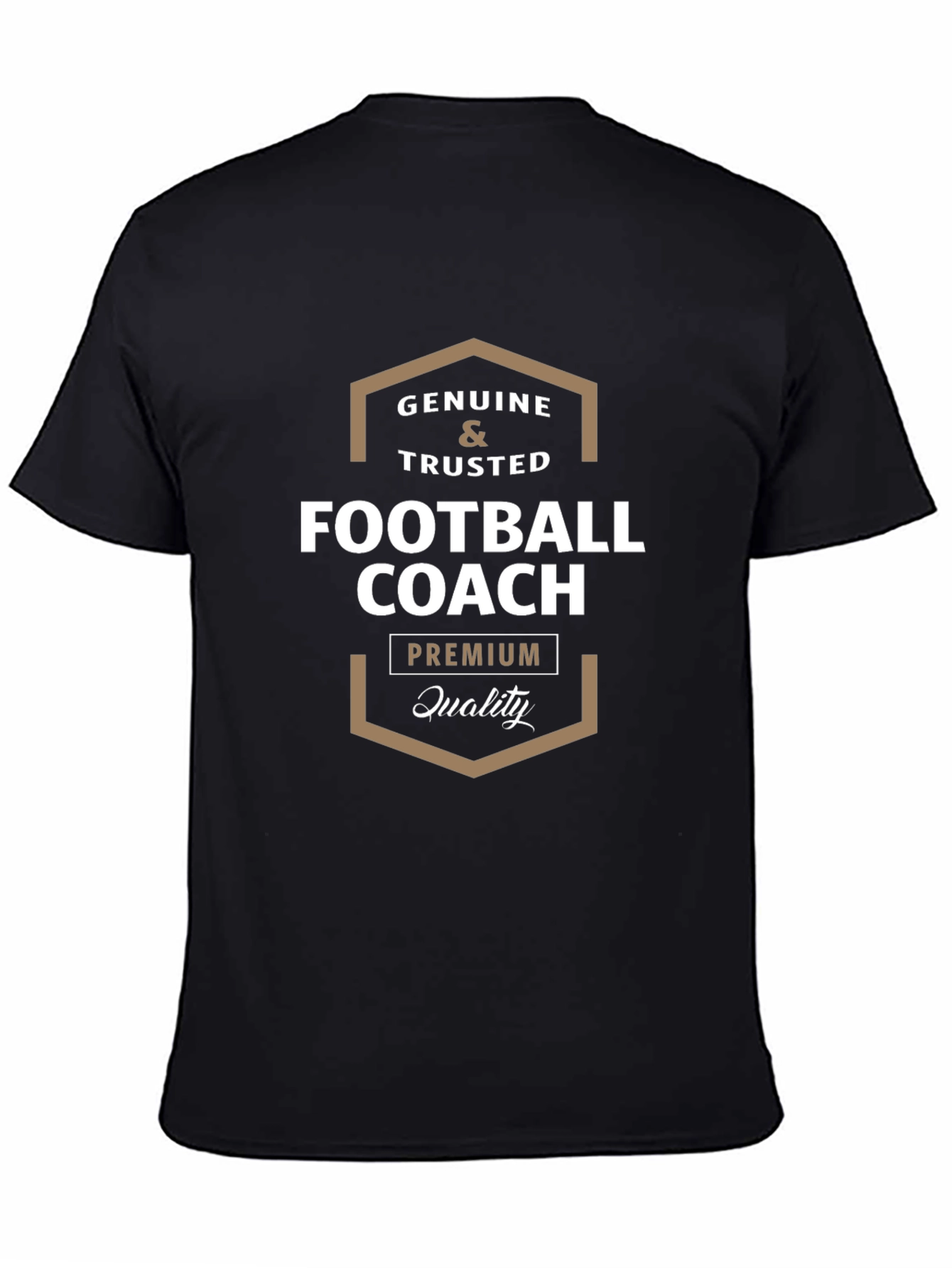 Genuine Football Coach Premium Quality T-Shirt