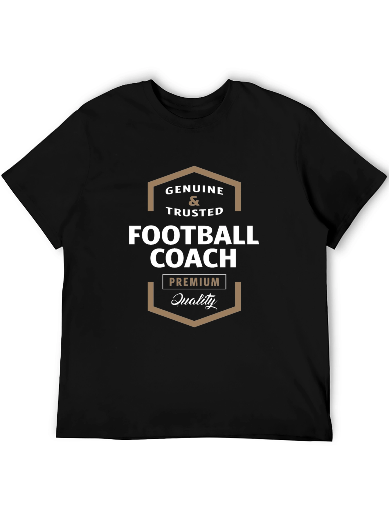 Genuine Football Coach Premium Quality T-Shirt