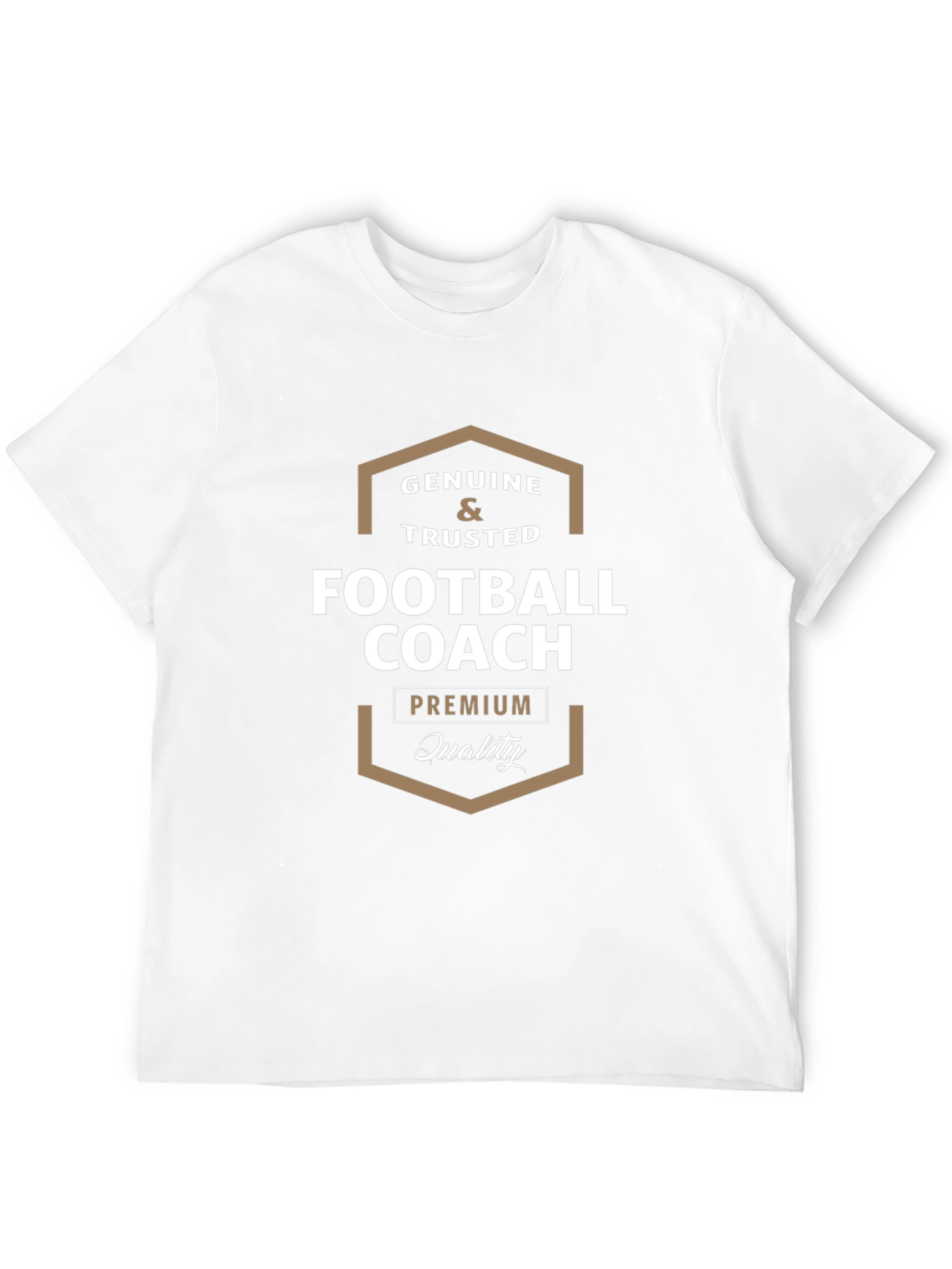 Genuine Football Coach Premium Quality T-Shirt