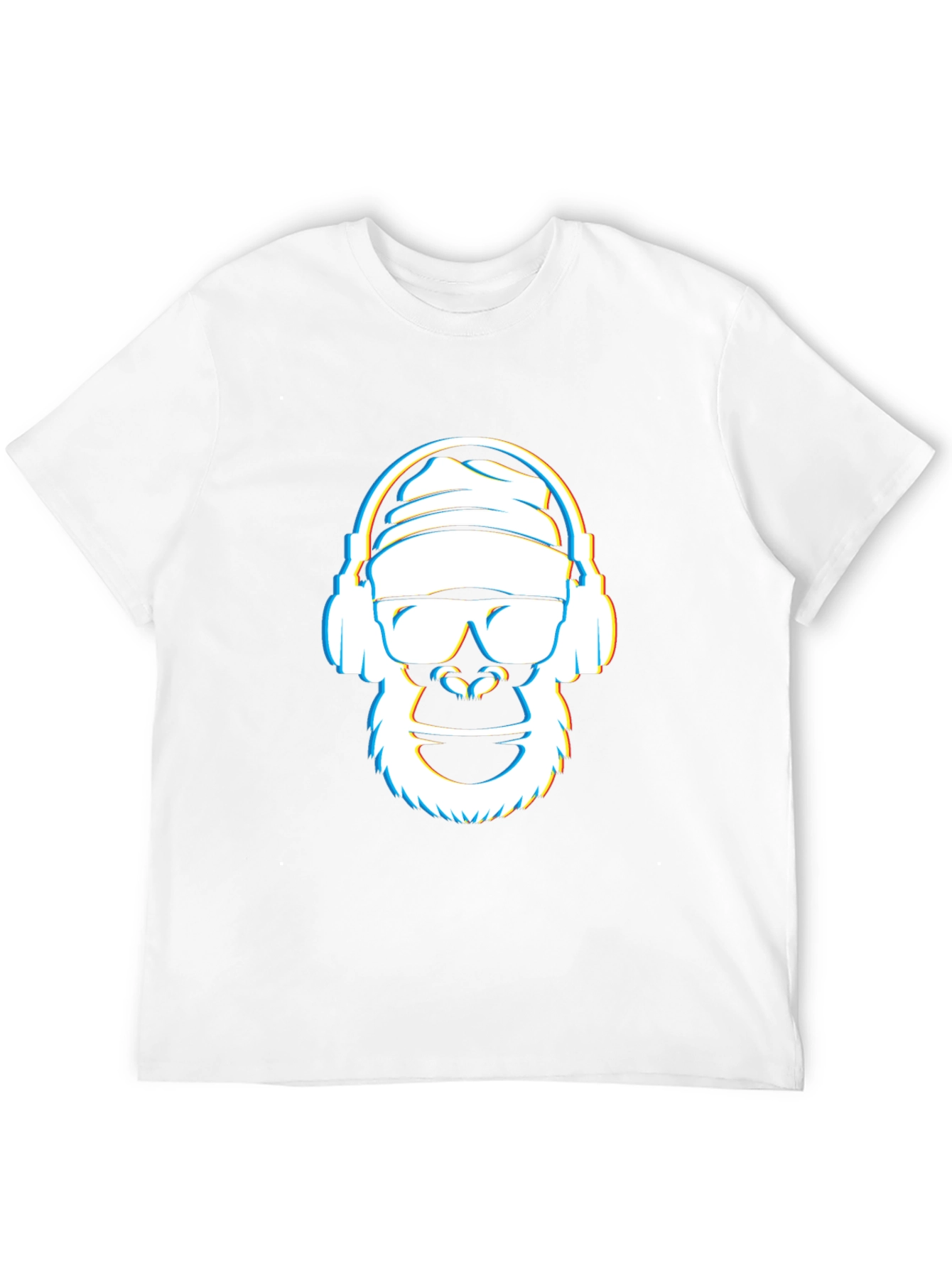 Cool Gorilla Graphic Tee - Black Crew Neck